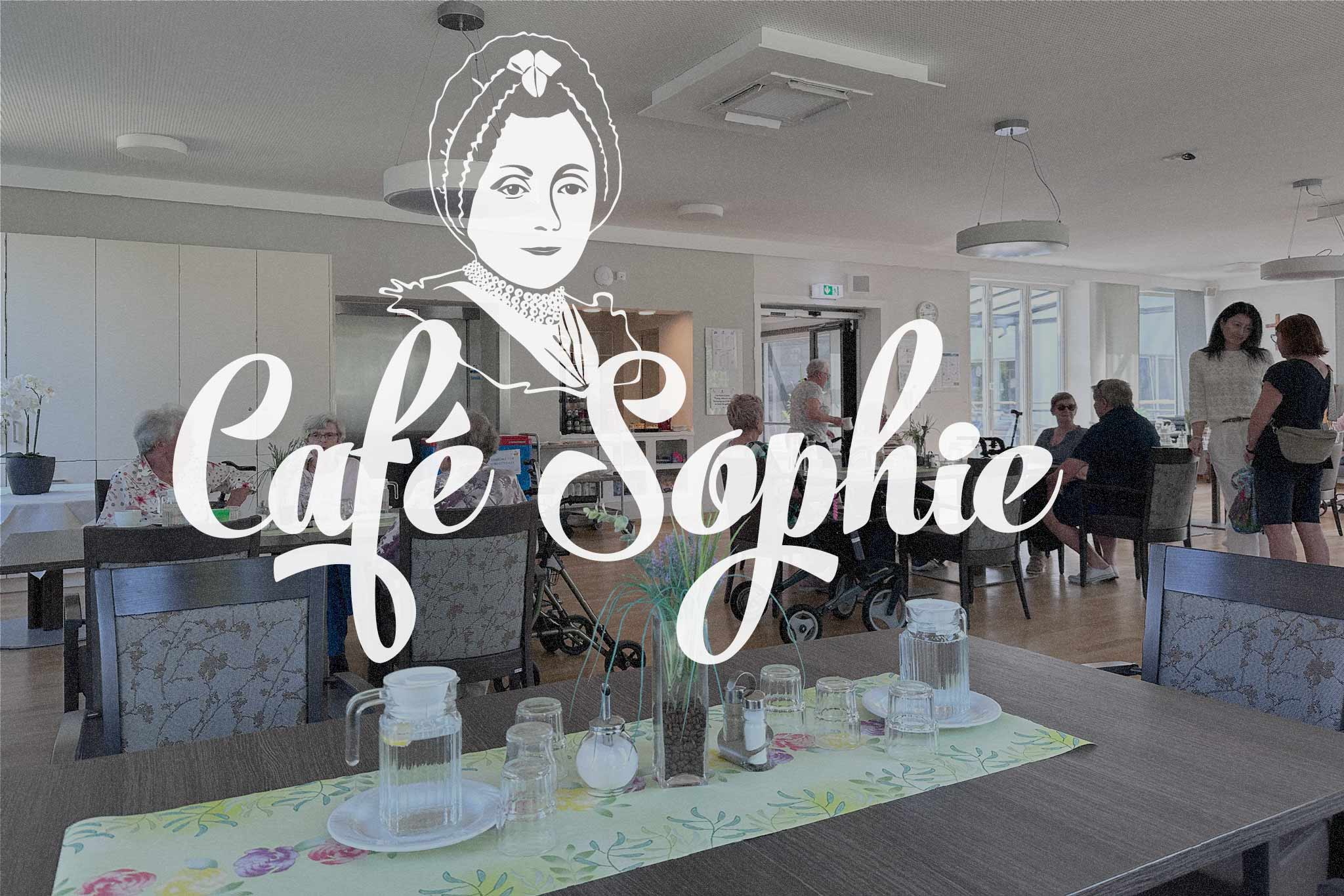 Herzlich willkommen im Café Sophie, Mo – Fr, 14:00–16:00, barrierefrei zugänglich in der Alerds-Stiftung, Donaustraße 10. Gemeinsam nicht einsam
